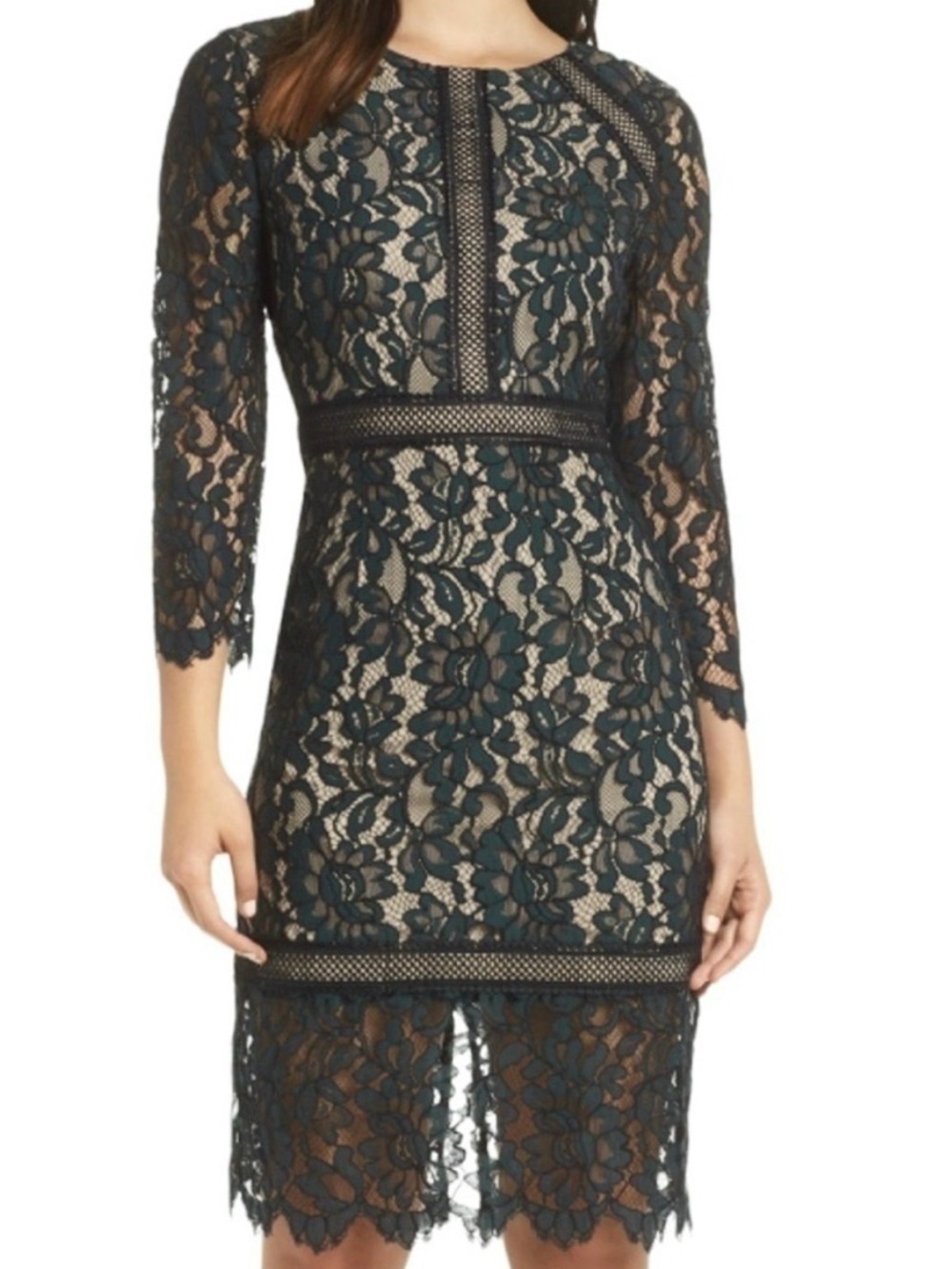 NWT Vince Camuto Floral Lace Dress